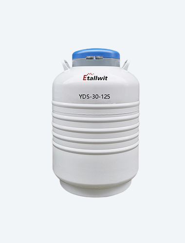 Etallwit liquid nitrogen tank for safe cryogenic storage of biological samples