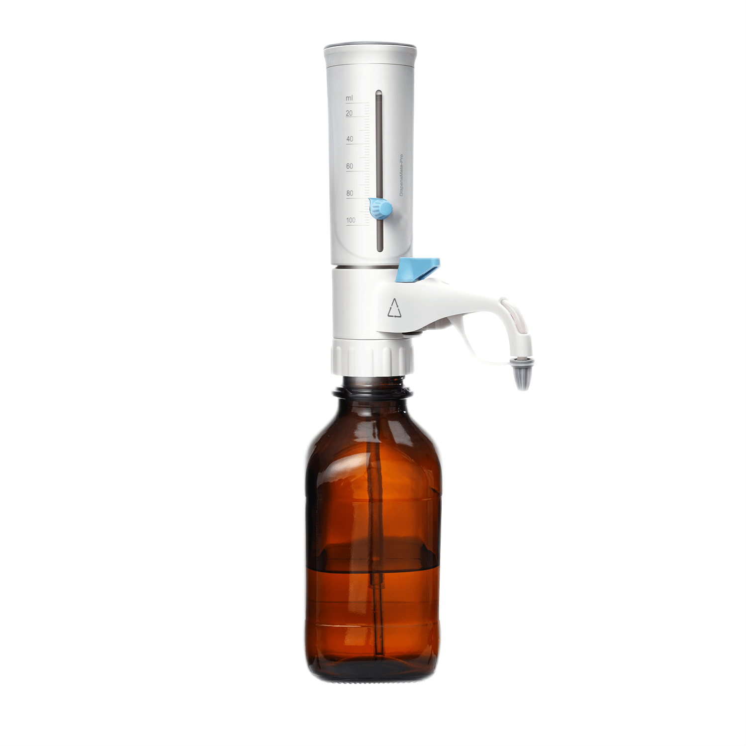 Etallwit bottle-top dispenser for easy and safe liquid dispensing in laboratory applications