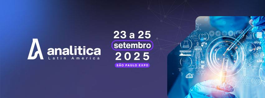 Etallwit invitation for Analitica Latin America 2025, showcasing event dates and São Paulo Expo location