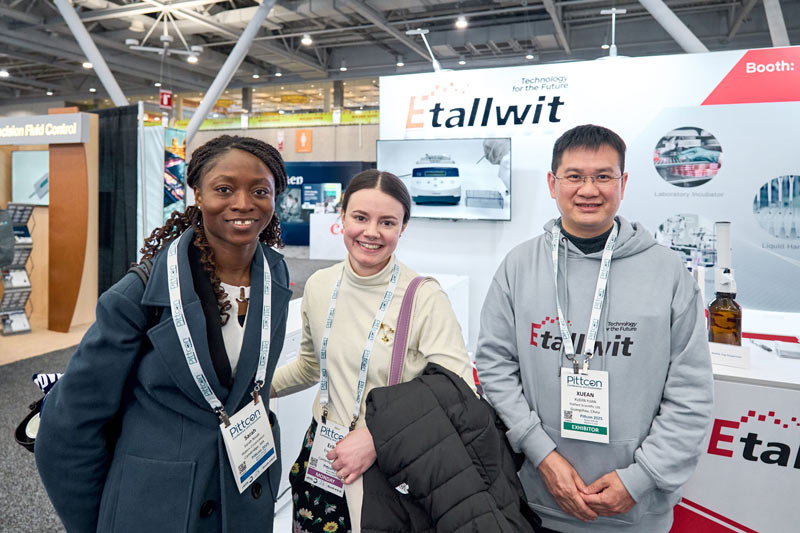 Etallwit team collaborating with partners at PITTCON 2025