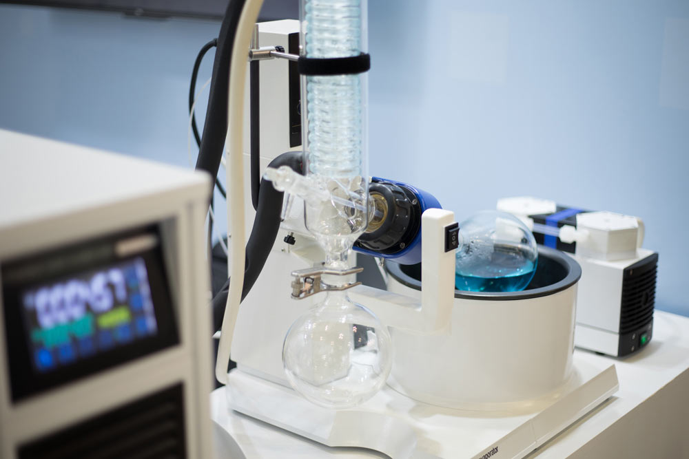 Etallwit high-precision rotary evaporator system with digital control panel