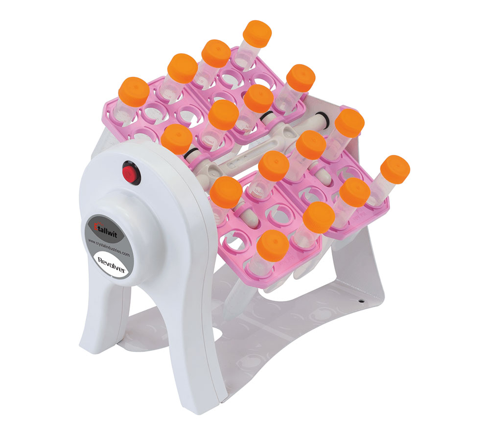 Etallwit Tube Revolver with Rotisserie Paddles for Laboratory Sample Mixing and Tube Rotation