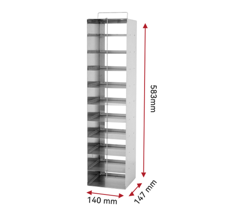 R10 Size - Vertical Freezer Racks for Chest or Upright ULT Freezers
