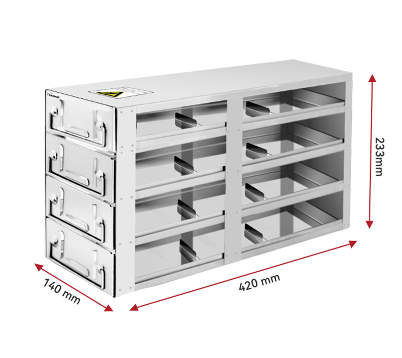 R243B Size - Upright Freezer Drawer Racks