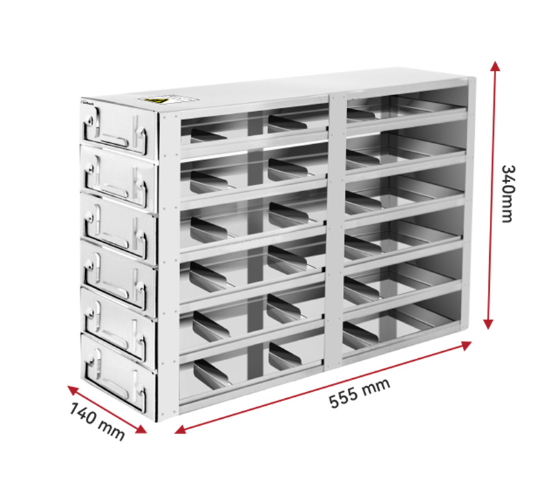 R264B Size - Upright Freezer Drawer Racks