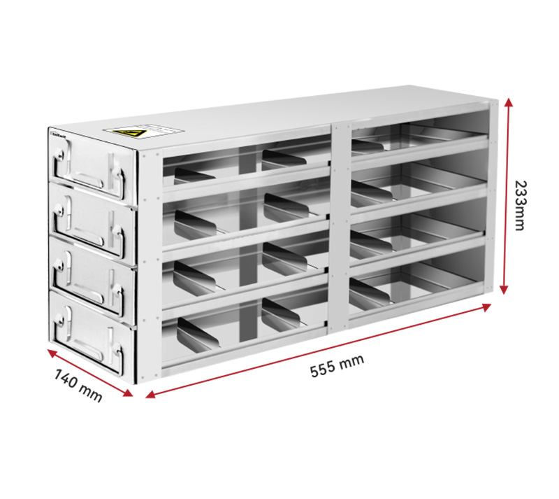 R244B Size - Upright Freezer Drawer Racks