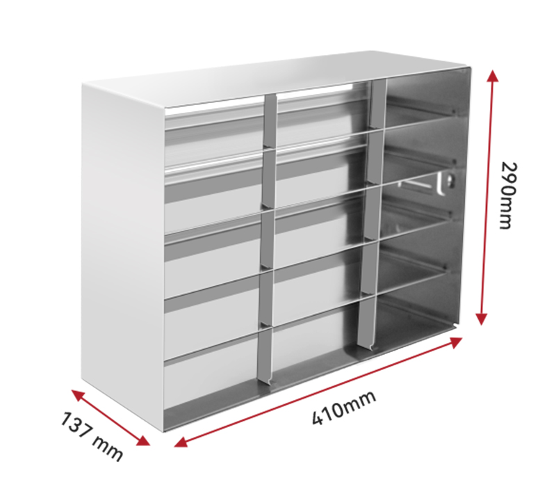 R253A Size - Upright Freezer Side Access Racks