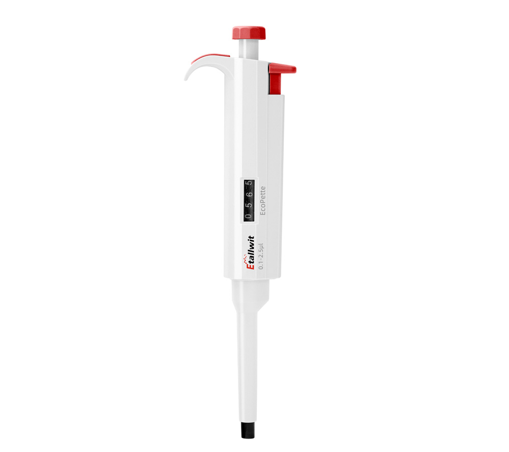 EcoPette Half Autoclavable Adjustable Volume Mechanical Pipette-0.1-2.5μl