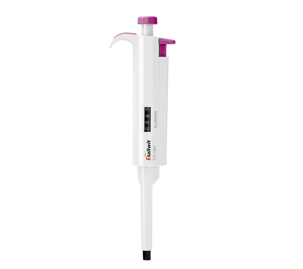 EcoPette Half Autoclavable Adjustable Volume Mechanical Pipette-0.5-10μl