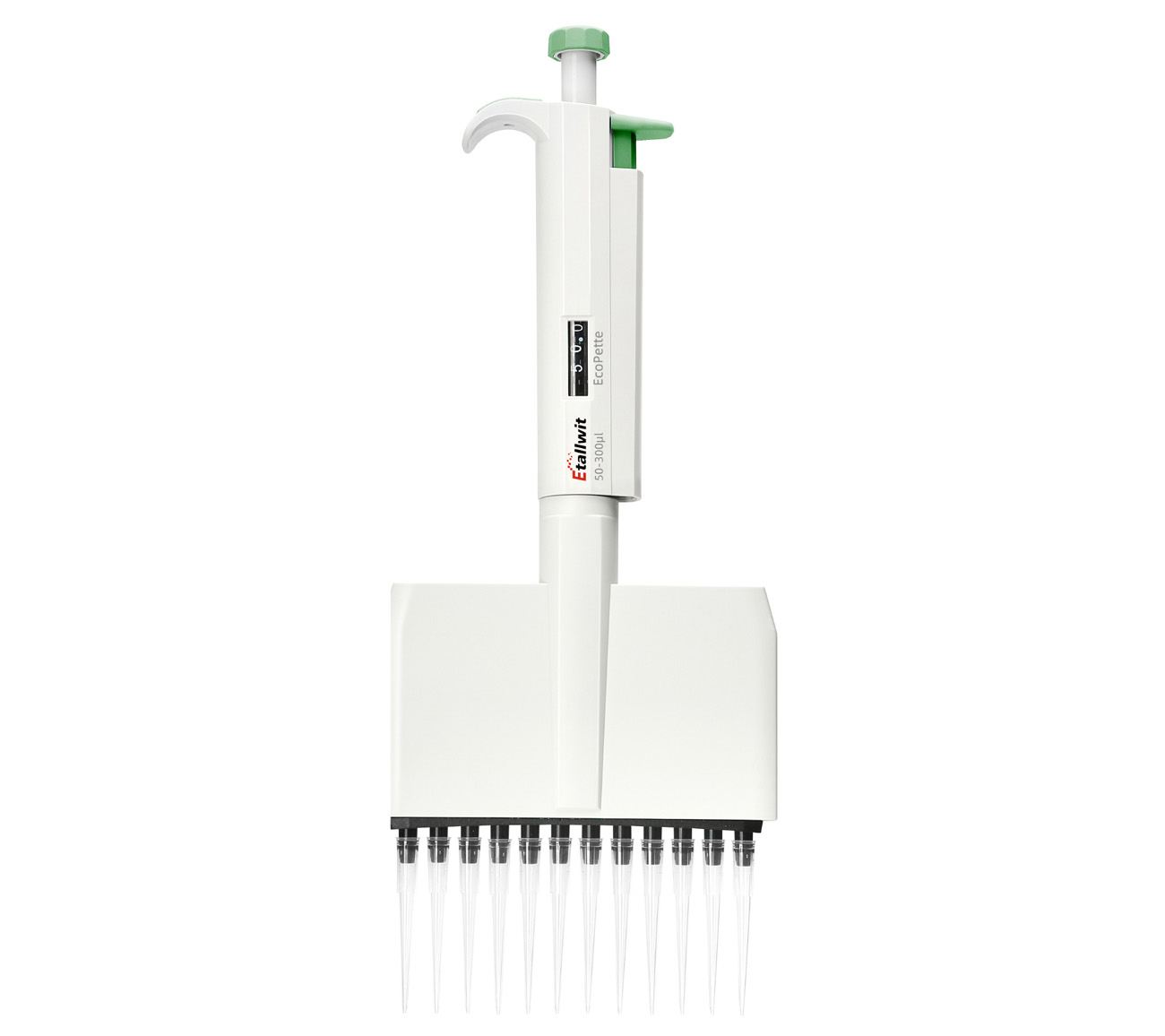 EcoPette 12-Channel Half Autoclavable Mechanical Pipette 50-300μl