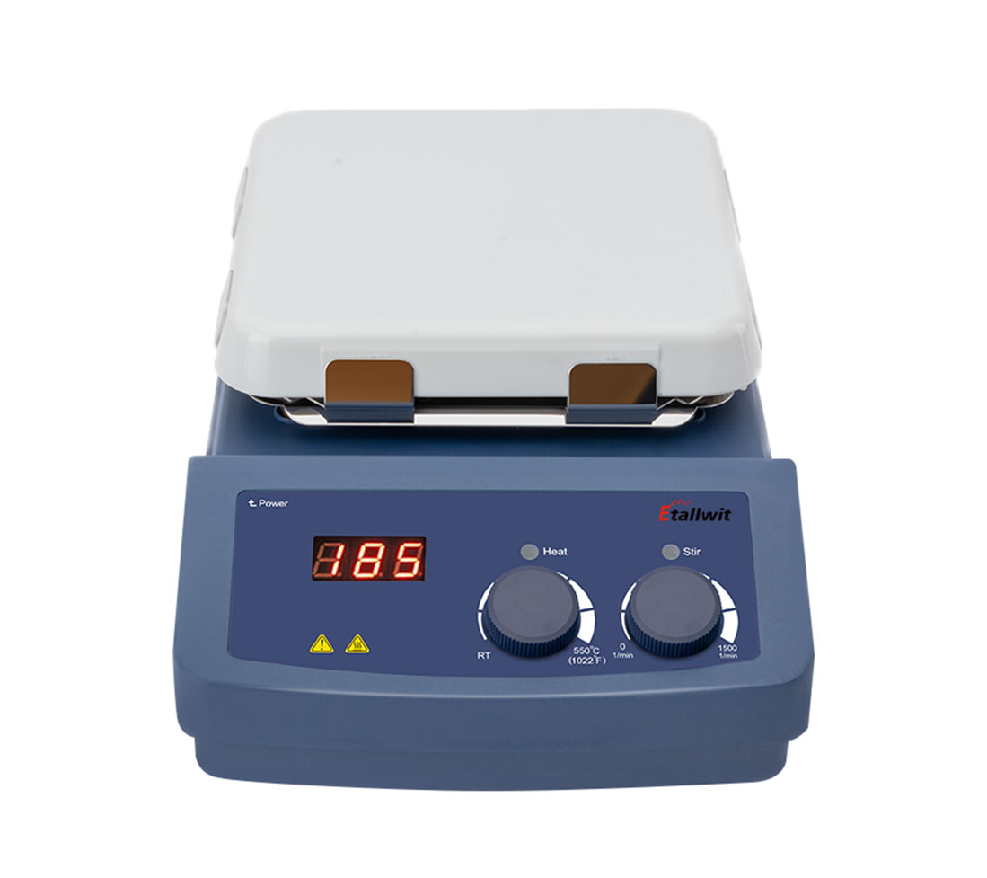 Etallwit 550℃ LED Magnetic Hotplate Stirrer