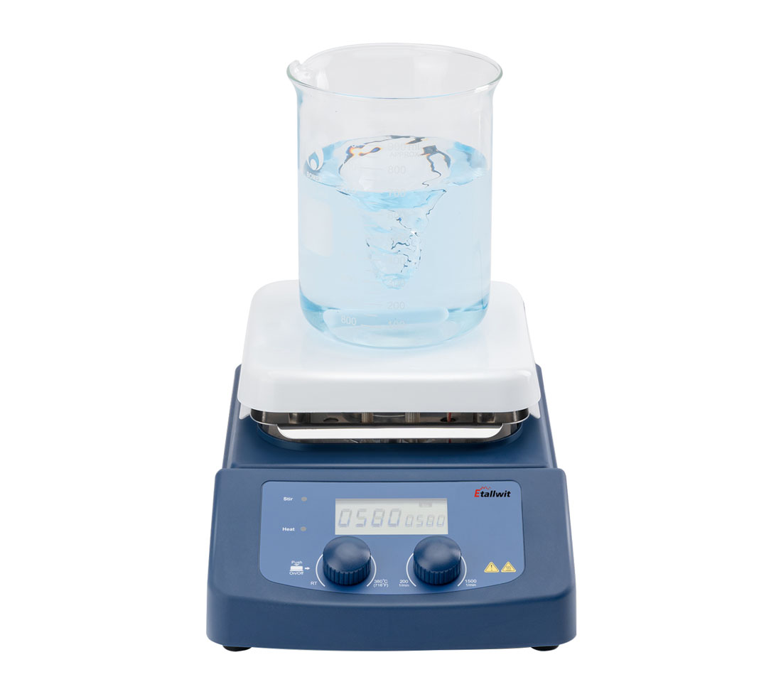 Etallwit 380℃ LCD Digital Magnetic Hotplate Stirrer