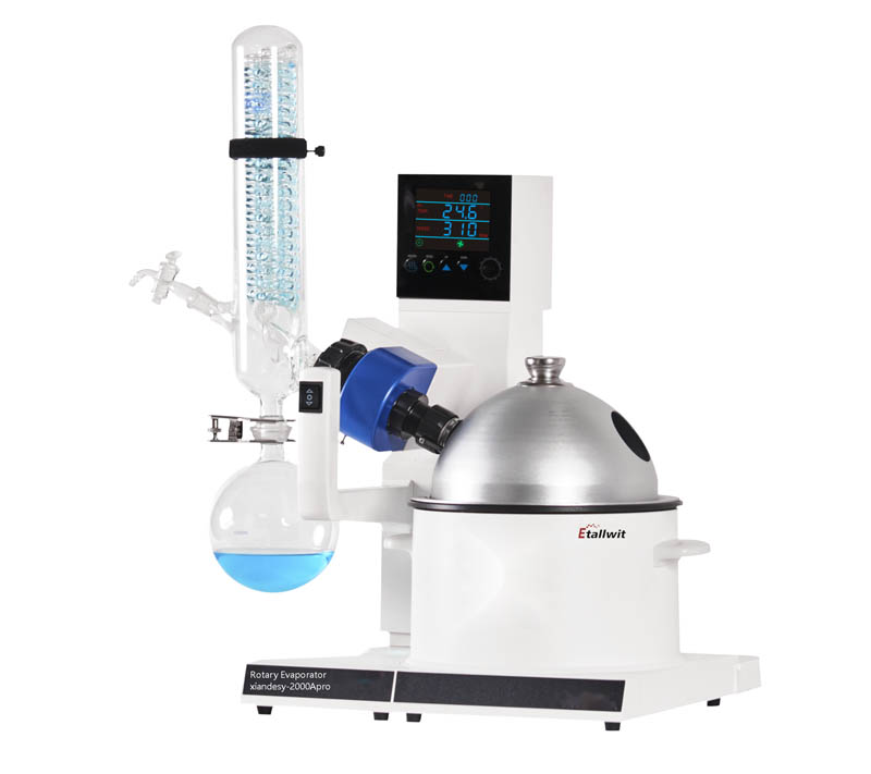 2L Rotary Evaporator with Water and Oil Bath and Vacuum Controller_1