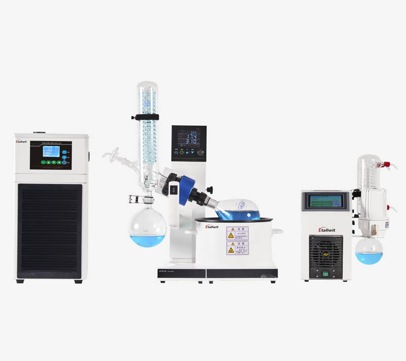 2L Rotary Evaporator with Water and Oil Bath and Vacuum Controller_2