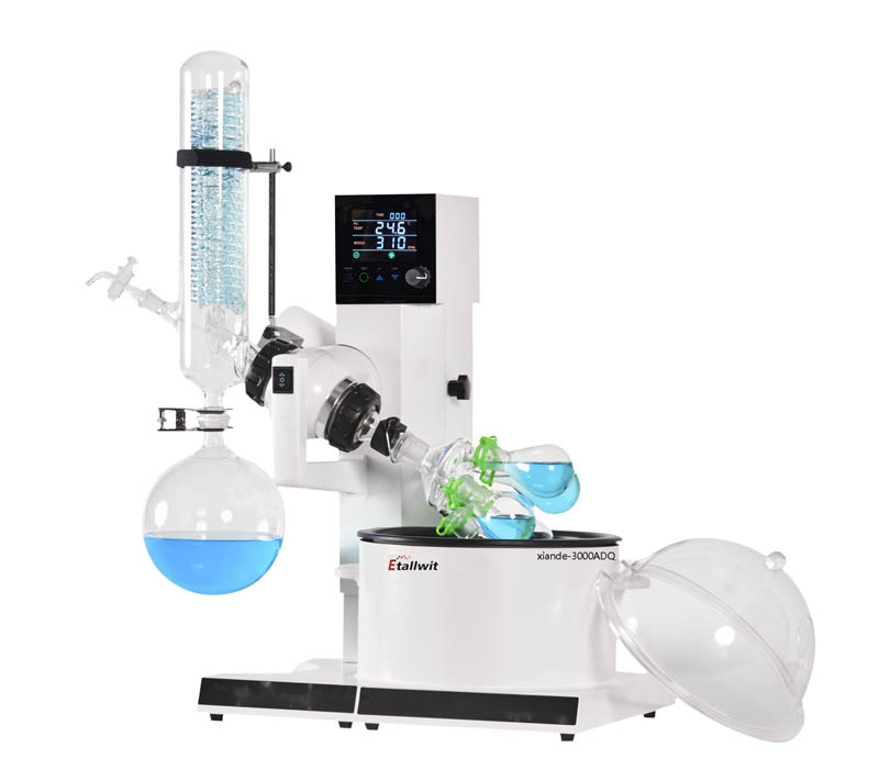 3L Water Bath Rotary Evaporator with Multi-Branch Condenser